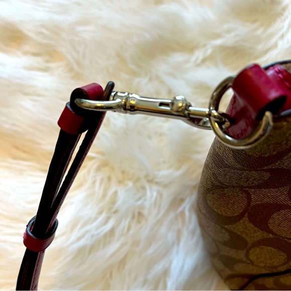 🌸Authentic Coach Prairie Satchel In Signature Canvas🌸 reposh💞 - Picture 9 of 11